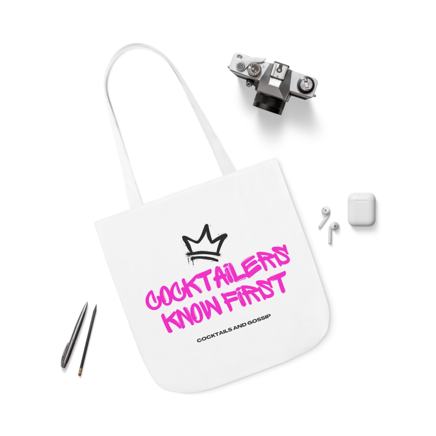 Tote Bag | Cocktailers Know First | Graffiti