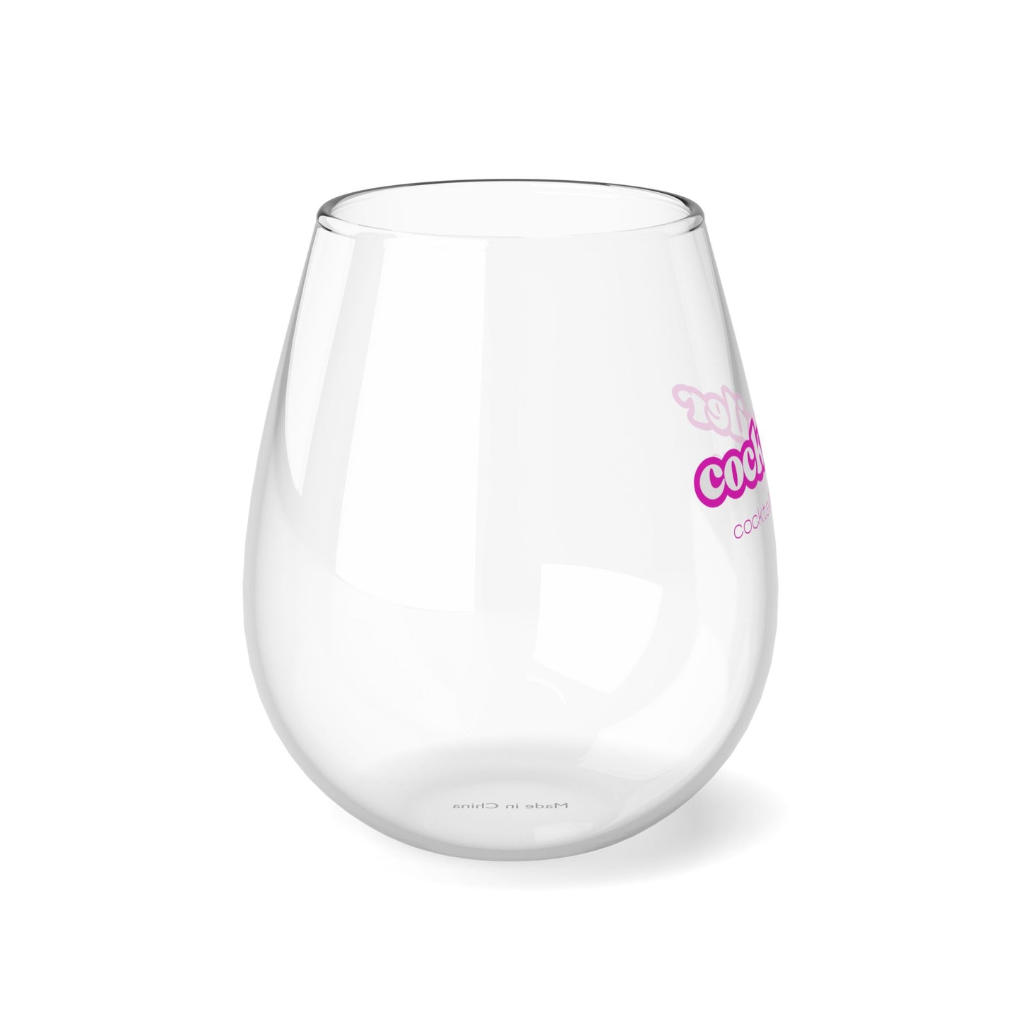 Stemless Wine Glass | Cocktailer | Retro