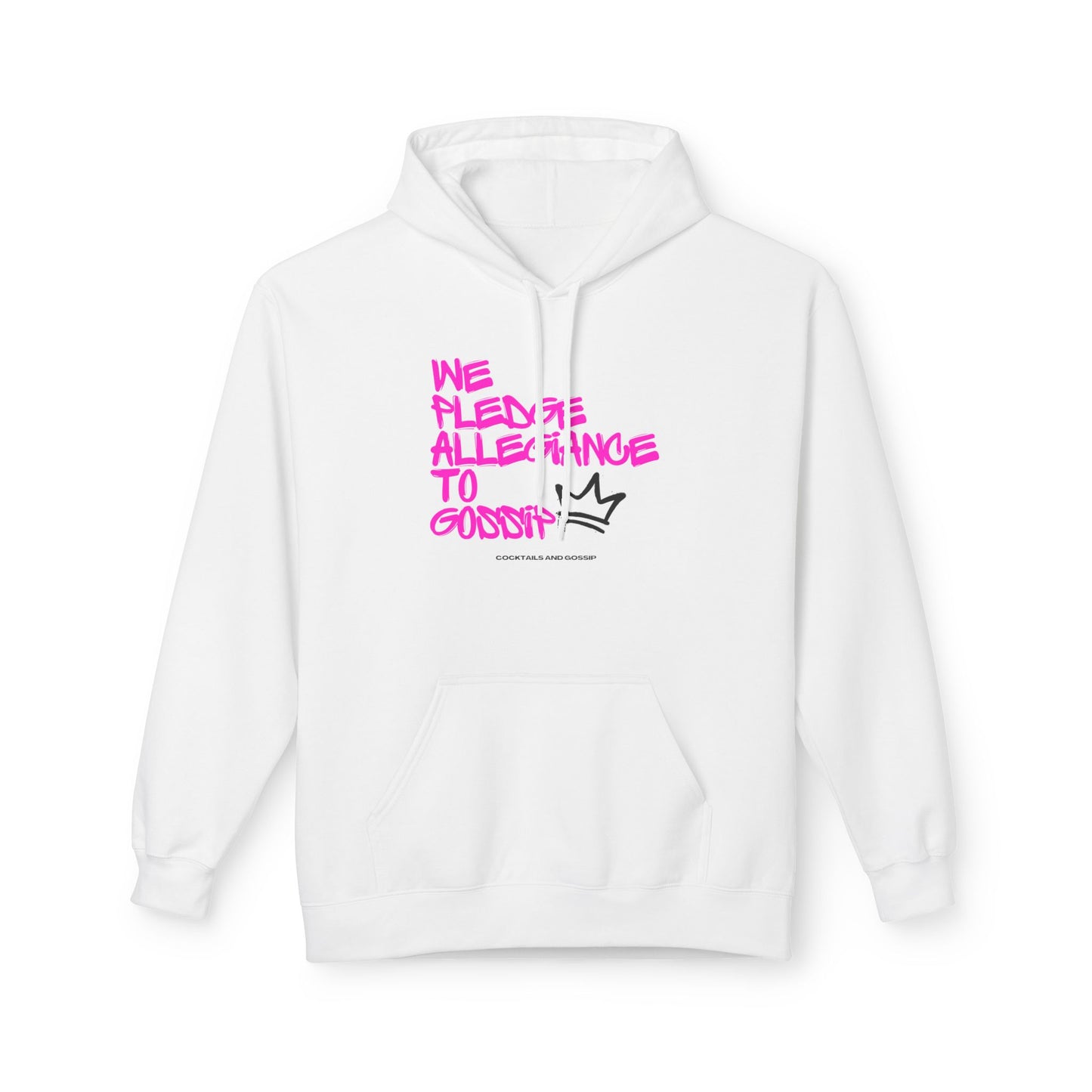 Premium Unisex Hoodie | We Pledge Allegiance to Gossip | Graffiti