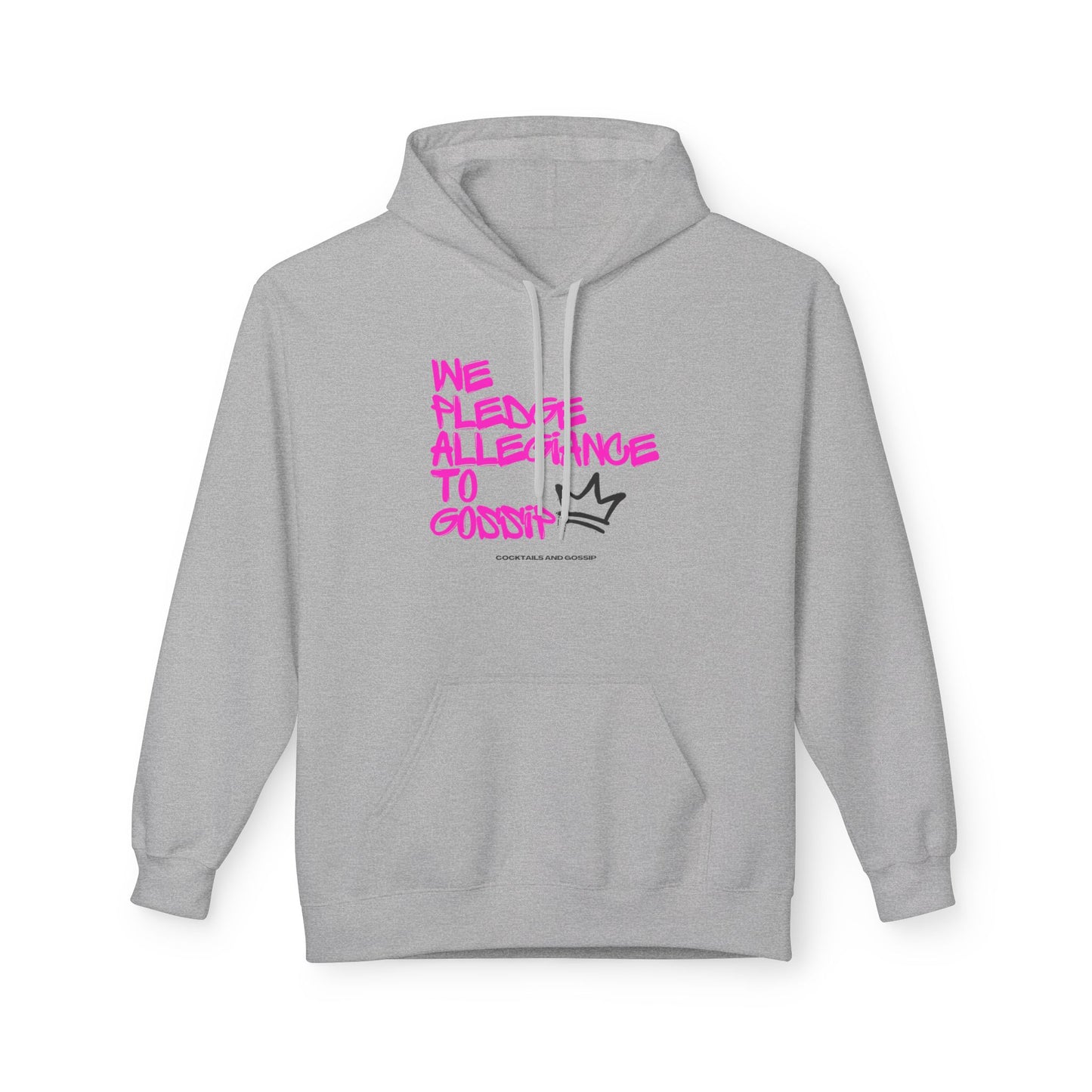 Premium Unisex Hoodie | We Pledge Allegiance to Gossip | Graffiti