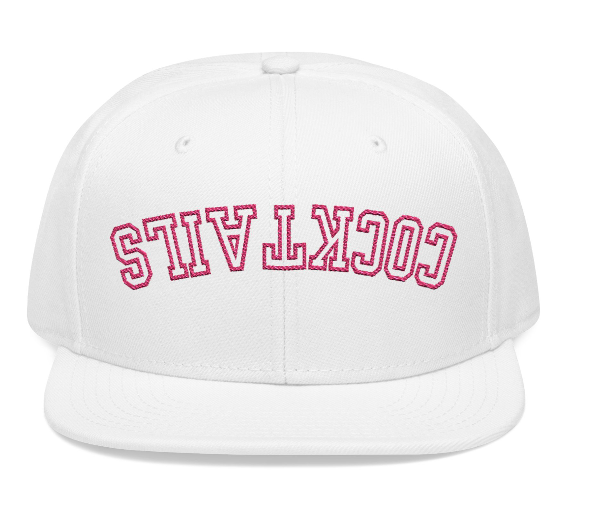 COCKTAILS Upside Down Hat | Upside Down Collection | Embroidery