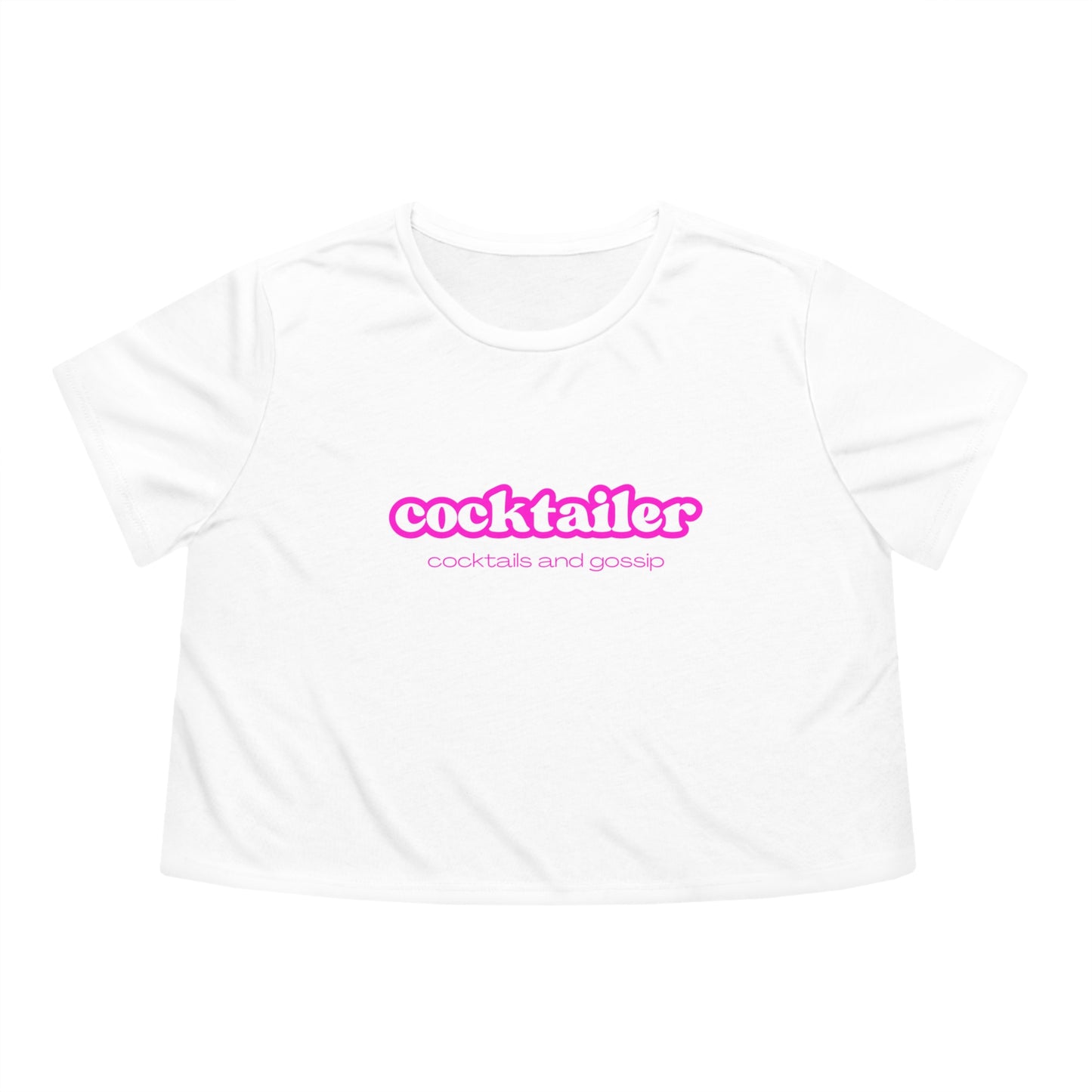 Flowy Cropped T | Cocktailer | Retro