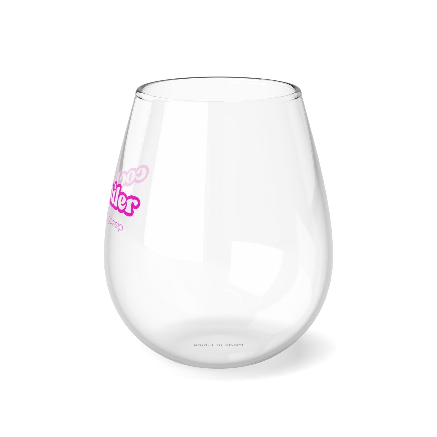 Stemless Wine Glass | Cocktailer | Retro
