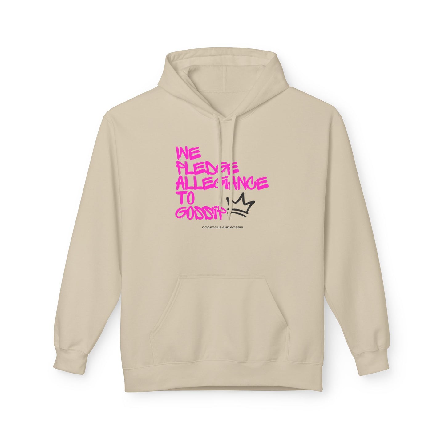 Premium Unisex Hoodie | We Pledge Allegiance to Gossip | Graffiti