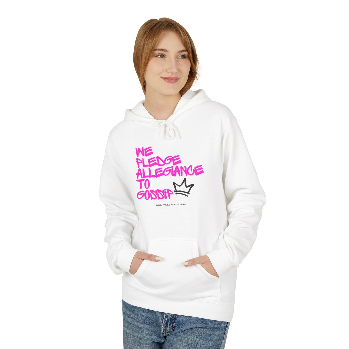 Premium Unisex Hoodie | We Pledge Allegiance to Gossip | Graffiti