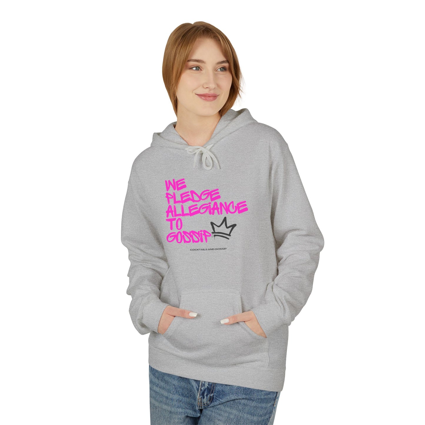 Premium Unisex Hoodie | We Pledge Allegiance to Gossip | Graffiti