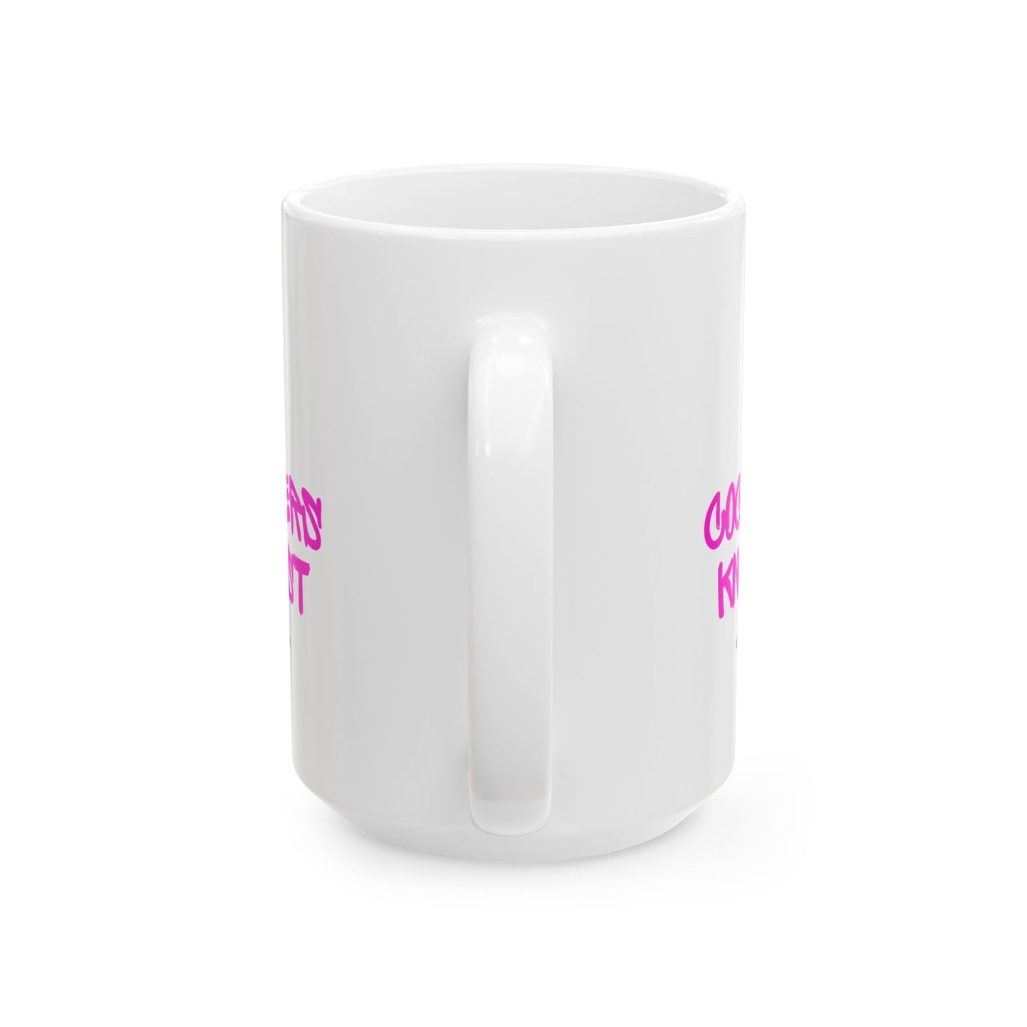 15oz Ceramic Mug | Cocktailers Know First | Graffiti