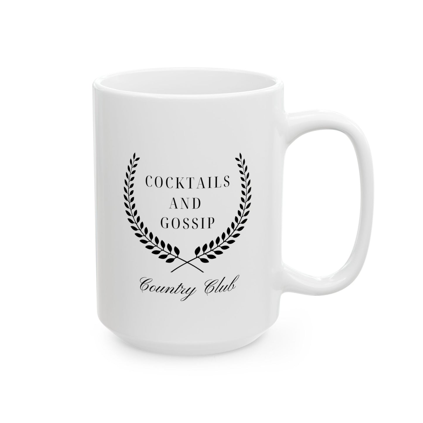 15oz Ceramic Mug | Old Money Aesthetic | C&G Country Club