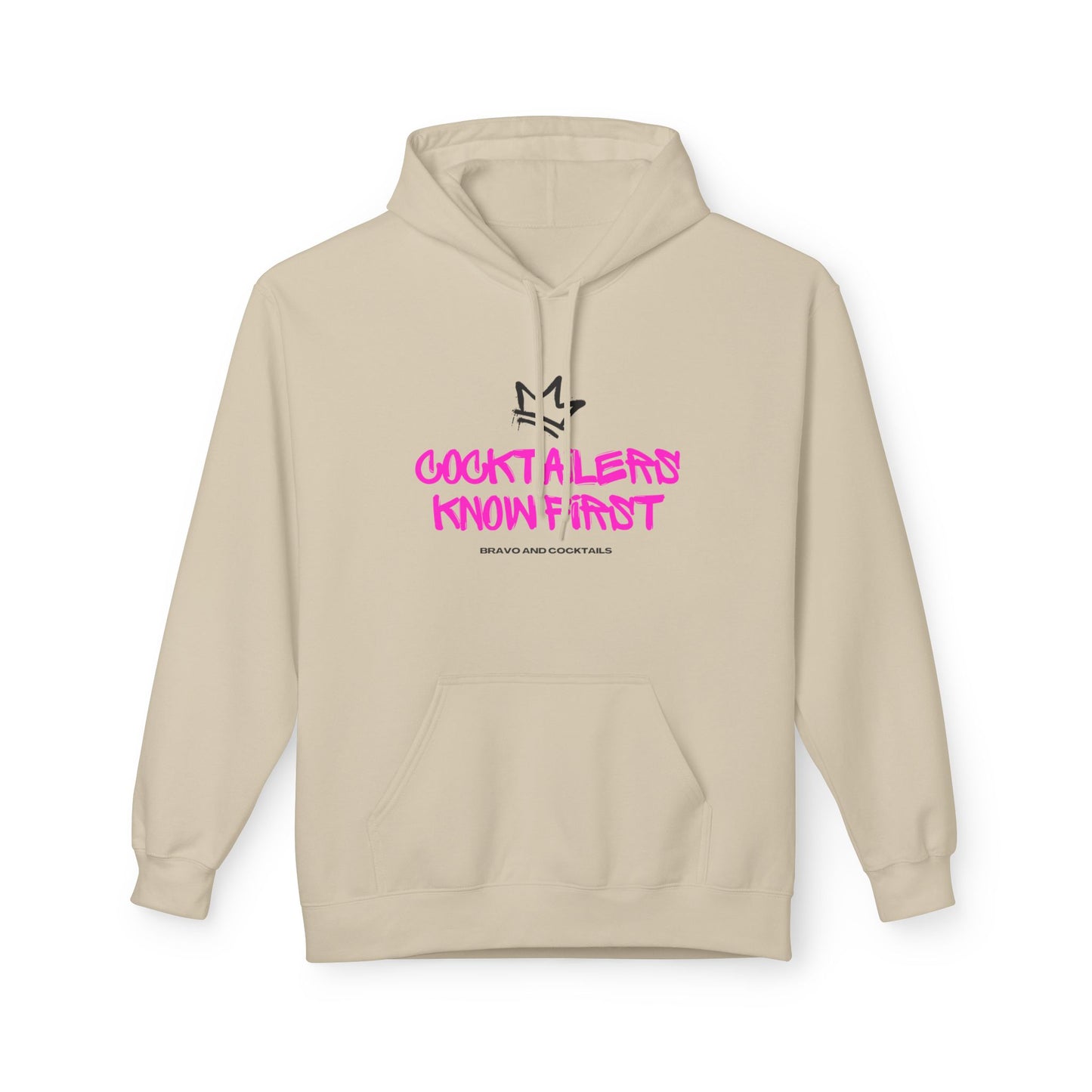 Unisex Hoodie | Cocktailers Know First | Graffiti