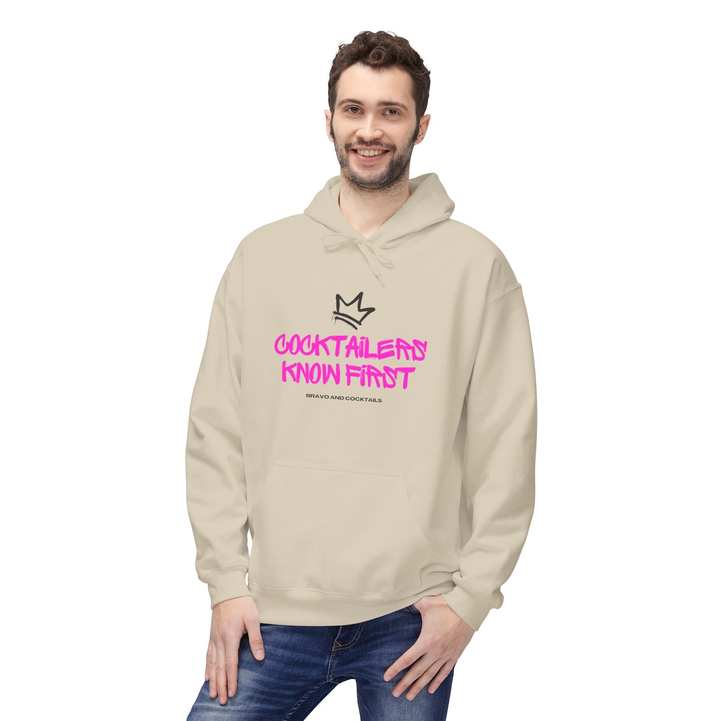 Unisex Hoodie | Cocktailers Know First | Graffiti