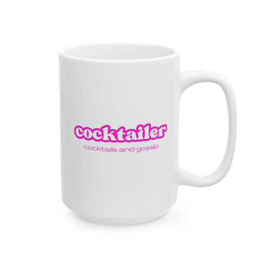 15oz Ceramic Mug | Cocktailer  | Retro